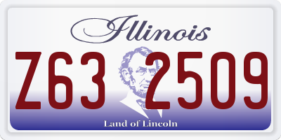 IL license plate Z632509
