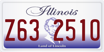 IL license plate Z632510
