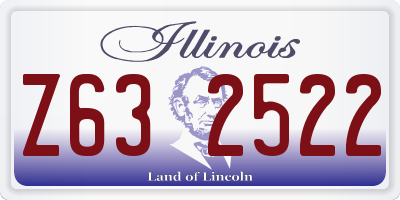 IL license plate Z632522