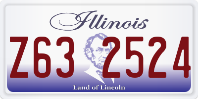 IL license plate Z632524