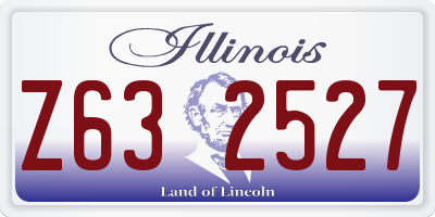 IL license plate Z632527