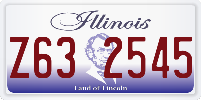 IL license plate Z632545