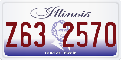 IL license plate Z632570