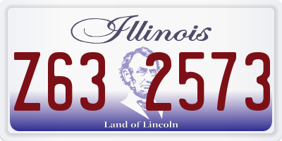 IL license plate Z632573