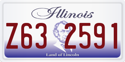 IL license plate Z632591
