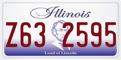 IL license plate Z632595