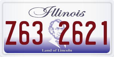 IL license plate Z632621