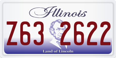 IL license plate Z632622