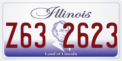 IL license plate Z632623