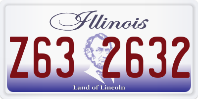 IL license plate Z632632