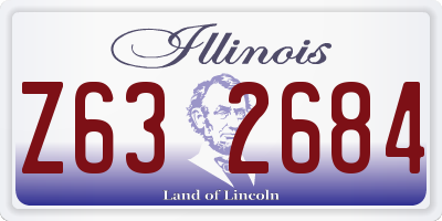 IL license plate Z632684
