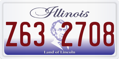 IL license plate Z632708