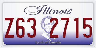 IL license plate Z632715