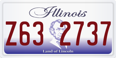 IL license plate Z632737