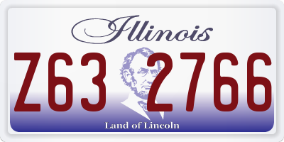 IL license plate Z632766
