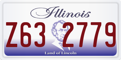 IL license plate Z632779