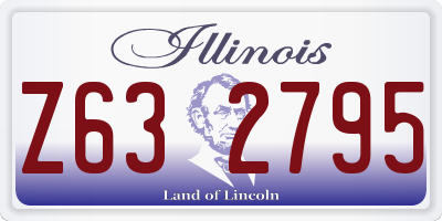 IL license plate Z632795