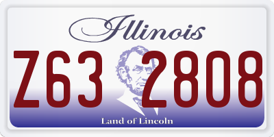 IL license plate Z632808