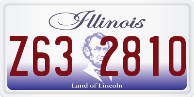 IL license plate Z632810