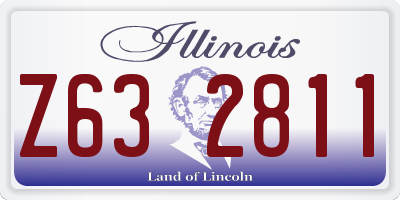 IL license plate Z632811