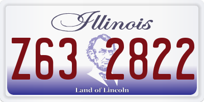IL license plate Z632822