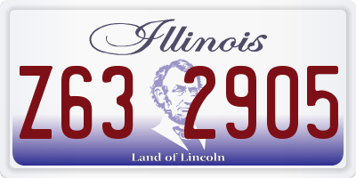 IL license plate Z632905