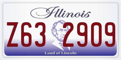 IL license plate Z632909