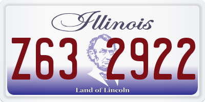 IL license plate Z632922