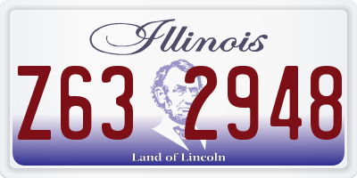IL license plate Z632948
