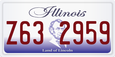 IL license plate Z632959
