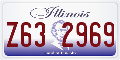 IL license plate Z632969