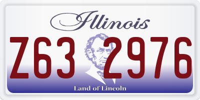 IL license plate Z632976
