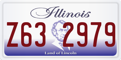 IL license plate Z632979