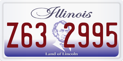 IL license plate Z632995