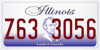 IL license plate Z633056