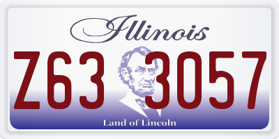 IL license plate Z633057