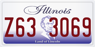 IL license plate Z633069