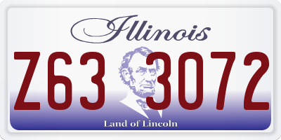 IL license plate Z633072