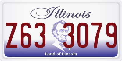 IL license plate Z633079
