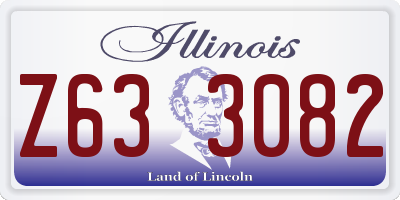 IL license plate Z633082