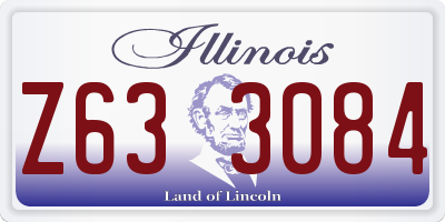 IL license plate Z633084