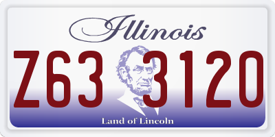 IL license plate Z633120