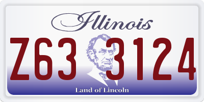 IL license plate Z633124