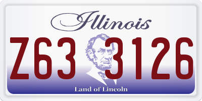 IL license plate Z633126