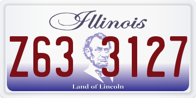 IL license plate Z633127