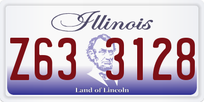 IL license plate Z633128