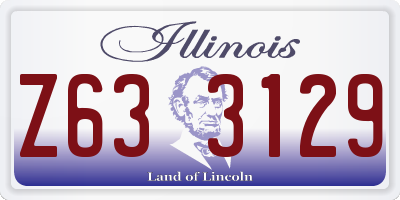IL license plate Z633129