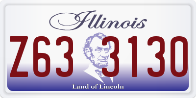 IL license plate Z633130
