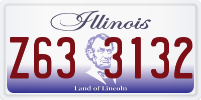 IL license plate Z633132