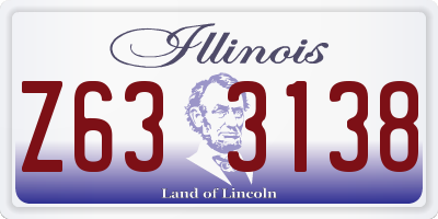 IL license plate Z633138